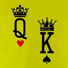 King & Queen logo na prso