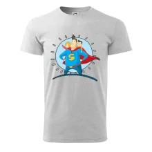 Táta superman - dievča a chlapec