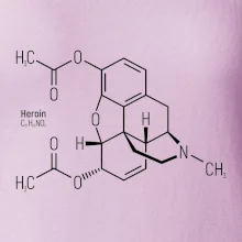 Molekulárna štruktúra Heroín