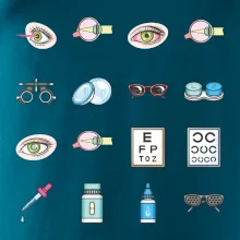 Očný lekár ikony