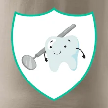 Zúbok na prsníku - zrkadlo