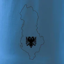 Albánsko obrys mapa Albánsko obrys mapa