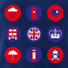 Anglicko symboly v kruhoch