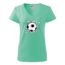Futbalová lopta v triku Futbalová lopta v triku