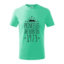 Princesses are born in 1973
