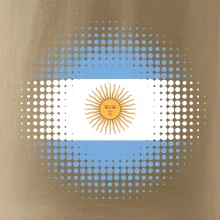 Argentína vlajka bodkovaná