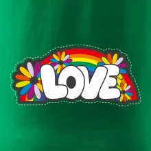 Love s dúhou v pozadí Love s dúhou v pozadí