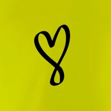 Srdce nekonečno na prsník