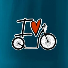 I love kolobežka veľké a malé koleso I love kolobežka veľké a malé koleso