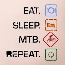 Eat sleep MTB repeat
