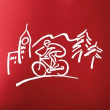 Cyklista na výlete Cyklista na výlete