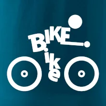 Bike nápis postava Bike nápis postava