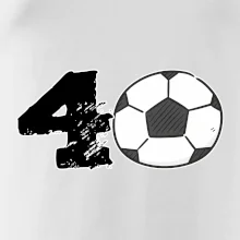 Futbal okrúhle narodeniny 40 Futbal okrúhle narodeniny 40