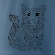 Mačka sediaca mandala