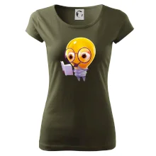 Žiarovka premýšľa nad knihou