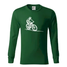 MTB kreslený cyklista MTB kreslený cyklista