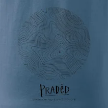 Praděd - vrstevnice v kruhu