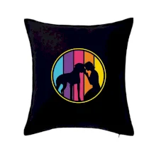 Retro kruh - boxer a dievča