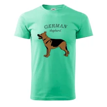 Nemecký ovčiak - hnedý s nápisom Nemecký ovčiak - hnedý s nápisom