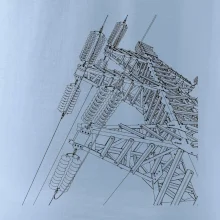 Nákres stožiara vysokého napätia