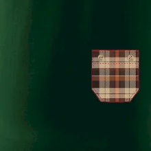 Flanelové triko hnědé