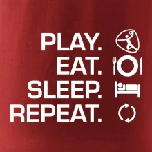 Play Eat Sleep Repeat hádzaná