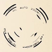 Foto objektív obrys