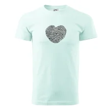 Odtlačok prsta srdce Odtlačok prsta srdce