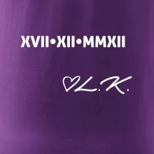 Dátum výročia a iniciály