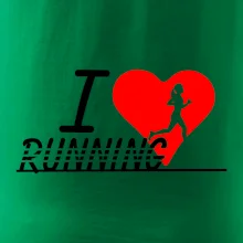 I love running dievča