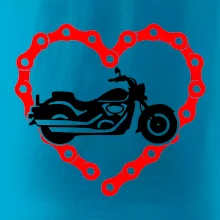 Moto srdce reťaz - chopper