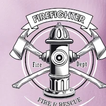 Firefighter logo Fire and rescue