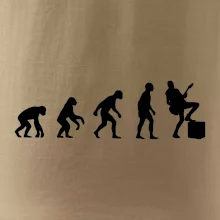 Evolúcia gitarista - noha na kombe Evolúcia gitarista - noha na kombe