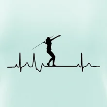 EKG hod oštepom žena