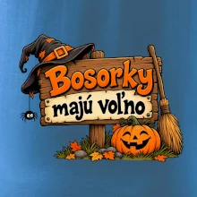 Bosorky majú voľno - tabuľa s tekvicou