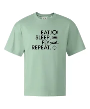 Eat sleep fly repeat