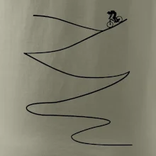 Cyklo zjazd z kopca Cyklo zjazd z kopca