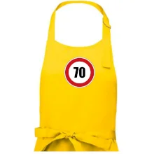 Dopravná značka - obmedzenie rýchlosti 70