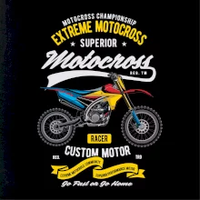 Motocross extreme custom motor