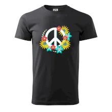 Peace symbol abstraktný