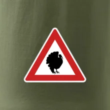 Dopravná značka - moriak Dopravná značka - moriak