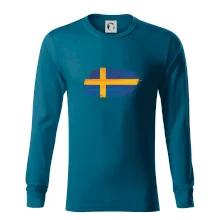 Švédska vlajka kreslená