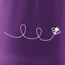 Dráha letu včely - slučka