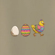 Evolúcia vajíčka - veľká noc - sliepka