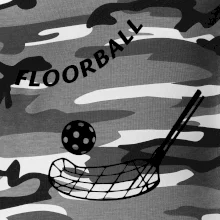 Floorball nápis šikmo