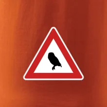 Dopravná značka - Pozor sova