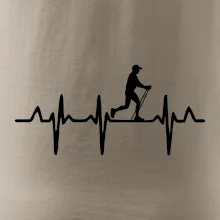 EKG nordic walking muž