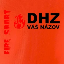 DHZ (oheň, firesport, názov sboru - vlastný nápis)
