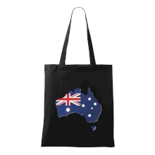 Austrália - vlajka mapa