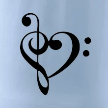 Husľový kľúč srdce Husľový kľúč srdce